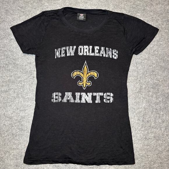 NFL TEAM APPAREL Tops - NFL TEAM APPAREL Women L Black Graphic Tee